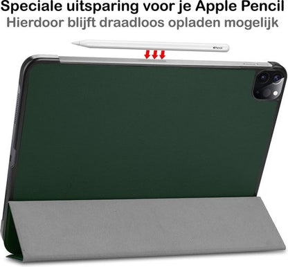 iPad Pro 2020 (11 inch) Hoesje Book Case - Donkergroen