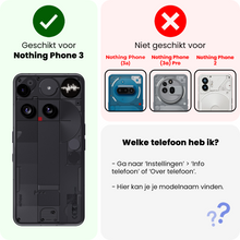 Nothing Phone 3 Screenprotector Gehard Glas - Anti-kras