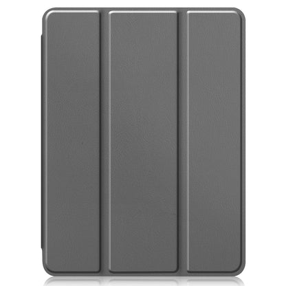 iPad Pro 2021 (12.9 inch) Trifold Bookcase Hoes met Penhouder voor Apple Pen - Grijs