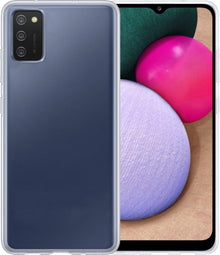 Samsung A02s Hoesje Siliconen Backcover Lichtgewicht - Transparant