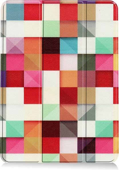 iPad Air 2020 Trifold Bookcase Hoes - Blokken