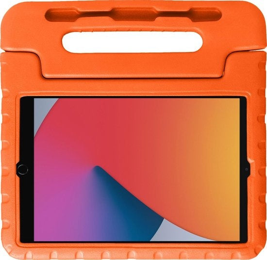 iPad 10.2 2020 Hoesje Kids Cover Bumper - Oranje