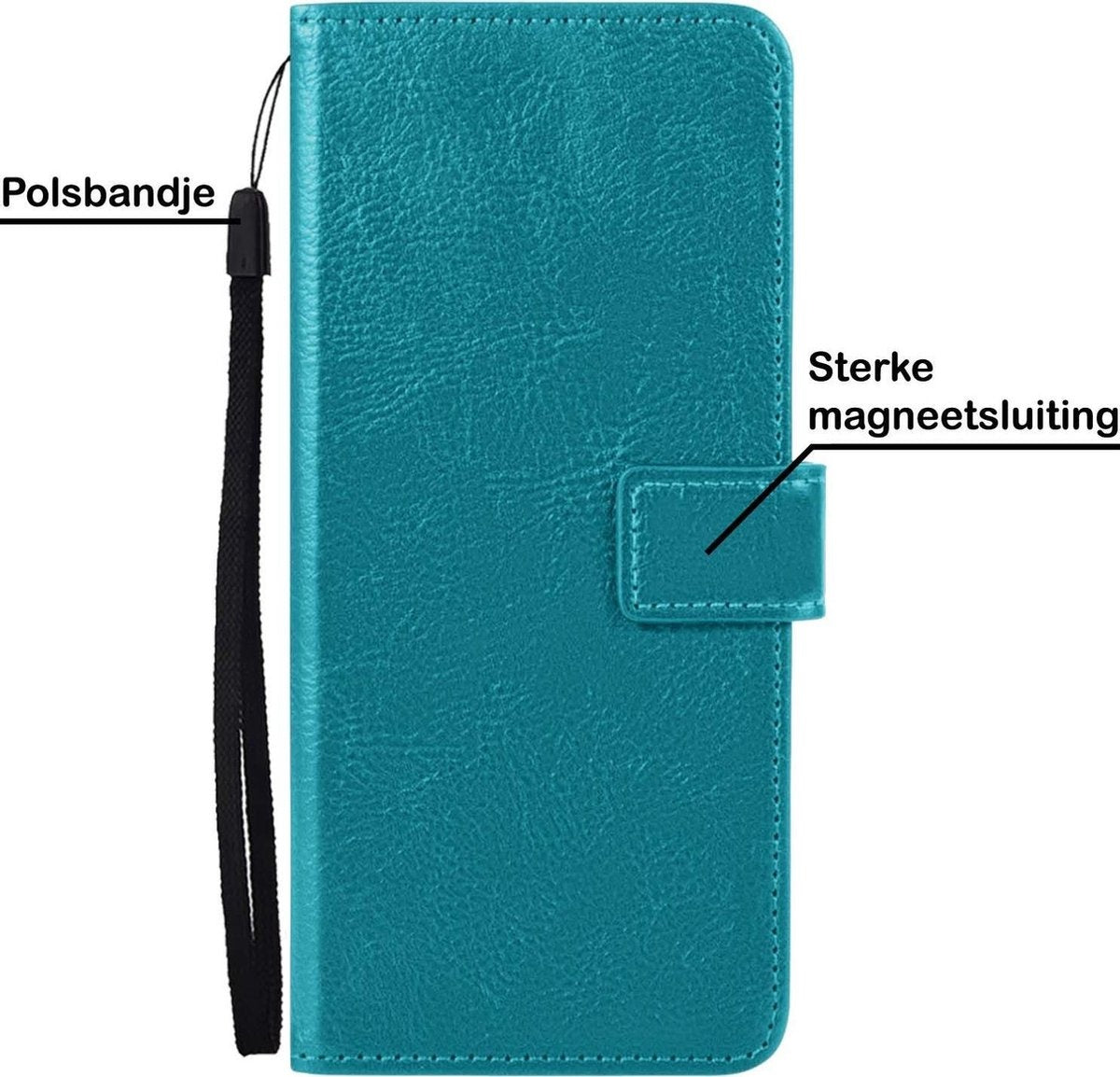 Samsung A52 5G Hoesje Book Case Kunstleer - Turquoise