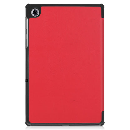 Lenovo Tab M10 FHD Plus 2nd Gen Trifold Bookcase Hoes - Rood