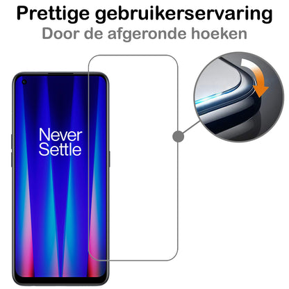 OnePlus Nord CE 2 Screenprotector Gehard Glas - Anti-kras