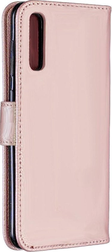 Samsung Galaxy A50 Hoesje Bookcase Cover met Kaarthouder - Rosé goud