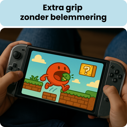 Nintendo Switch 2 Hoesje Siliconen Backcover Lichtgewicht - Transparant