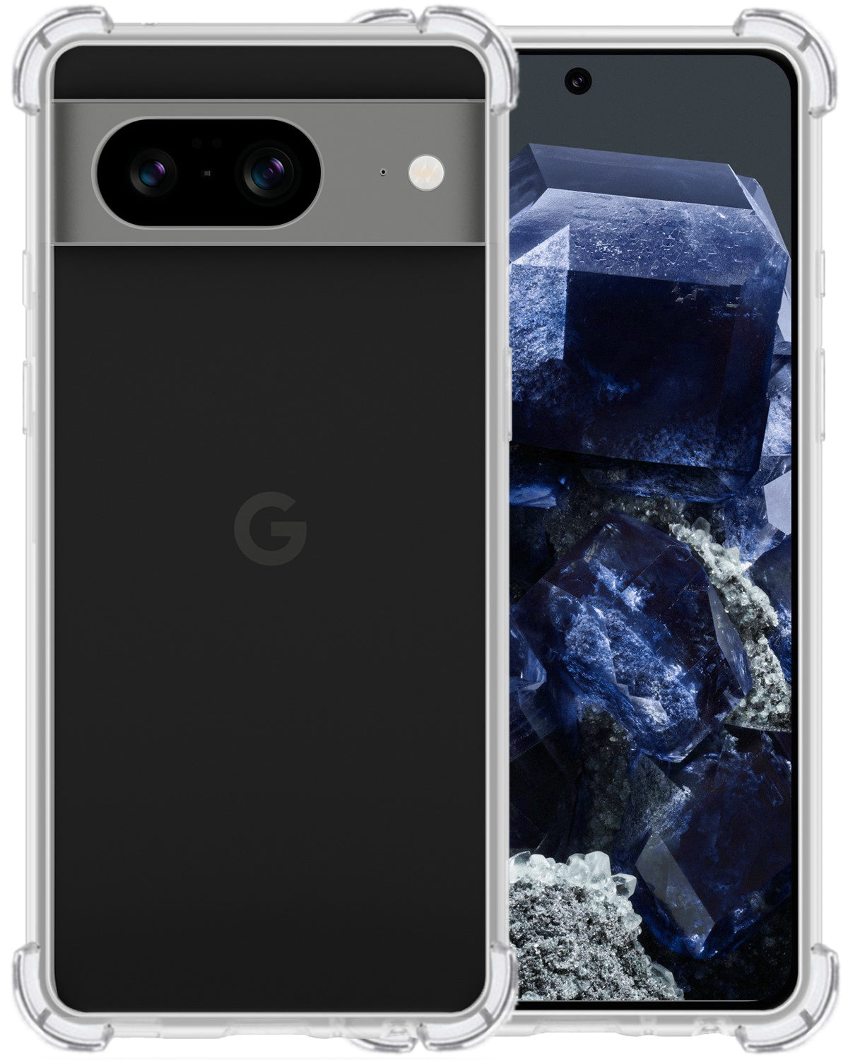 Google Pixel 8 Hoesje Shock Proof Siliconen - Transparant