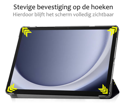 Samsung Galaxy Tab A9 Trifold Bookcase Hoes - Don't Touch Me