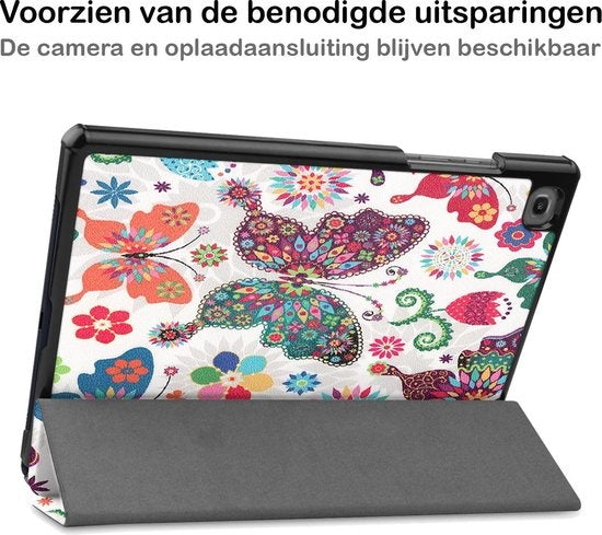 Samsung Galaxy Tab A7 Hoesje Book Case - Vlinders