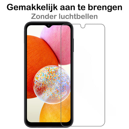 Samsung A14 Screenprotector Gehard Glas - Anti-kras