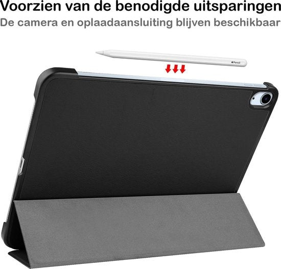 iPad Air 2020 Hoesje Book Case - Zwart