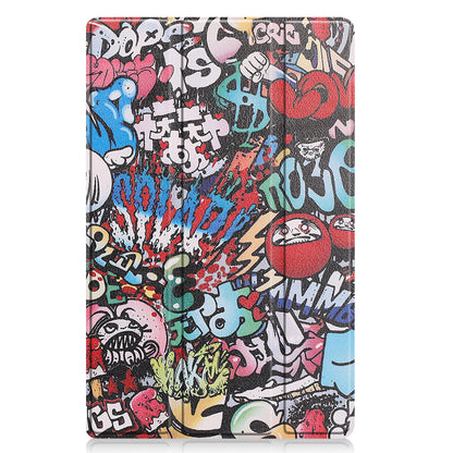 Lenovo Tab M10 Plus 3rd Gen Trifold Bookcase Hoes - Graffity