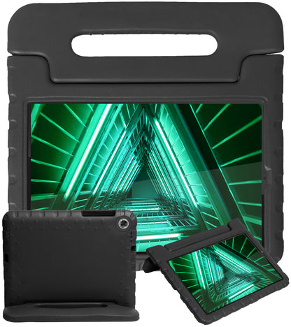 Lenovo Tab M10 FHD Plus 2nd Gen Kinderhoes Shockabsorberend Foam - Zwart