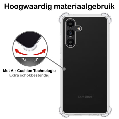 Samsung A04s Hoesje Shockproof Backcover Siliconen - Transparant