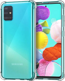 Samsung A51 Hoesje Shockproof Backcover Siliconen - Transparant