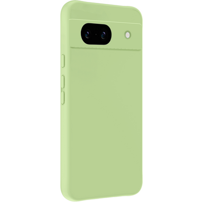 Google Pixel 8a Hoesje Siliconen Backcover Lichtgewicht - Groen