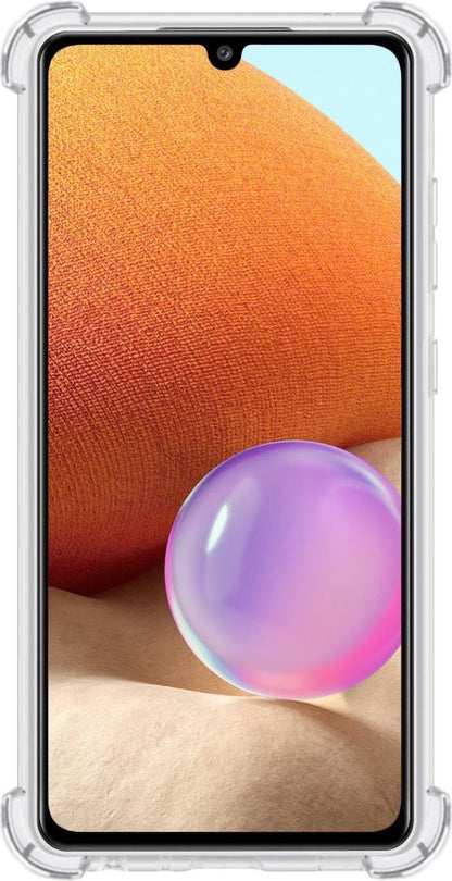 Samsung A32 4G Hoesje Shockproof Backcover Siliconen - Transparant