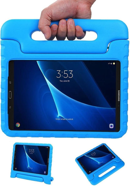 Samsung Galaxy Tab A 10.1 2019 Hoesje Kids Cover Bumper - Blauw