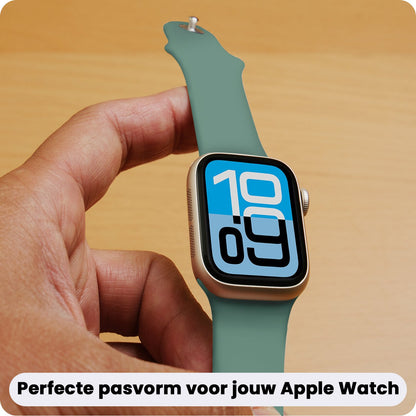 Apple Watch 1, 2, 3, 4, 5, 6, 7, 8, 9, SE - 38/40/41 mm Bandje Siliconen met verstelbare polsband - Cactus
