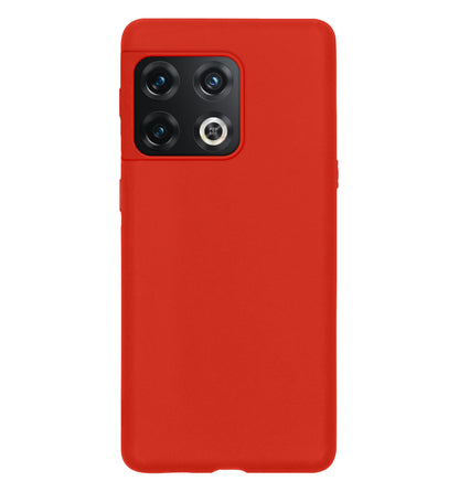 OnePlus 10 Pro Hoesje Siliconen - Rood