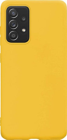 Samsung A52 Hoesje Siliconen Backcover Lichtgewicht - Geel