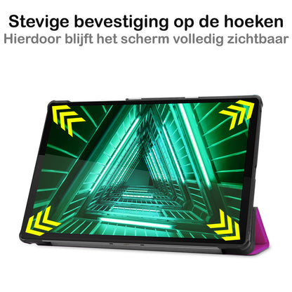 Lenovo Tab M10 FHD Plus 2nd Gen Hoesje Book Case - Paars