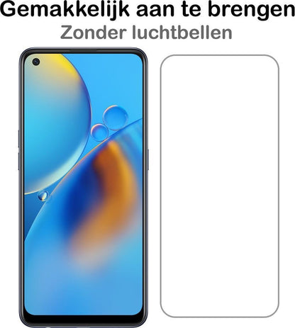 OPPO A74 4G Screenprotector Gehard Glas - Anti-kras
