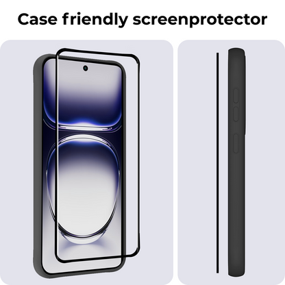 OPPO Reno 12 Screenprotector Gehard Glas - Full Screen