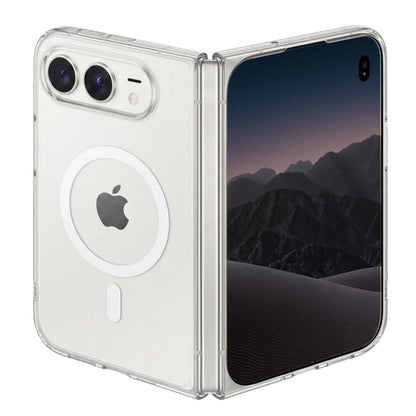 iPhone Duo Hoesje Geschikt voor Magsafe Backcover Shockproof - Transparant