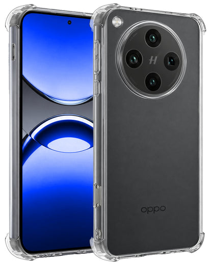 OPPO Find X8 Pro Hoesje Shockproof Backcover Siliconen - Transparant