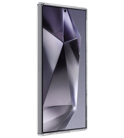 Samsung S24 Ultra Hoesje Siliconen Backcover Lichtgewicht - Transparant