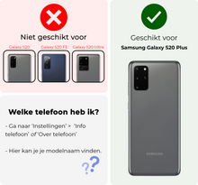 Samsung S20 Plus Hoesje Bookcase Cover Uitneembaar - Wit
