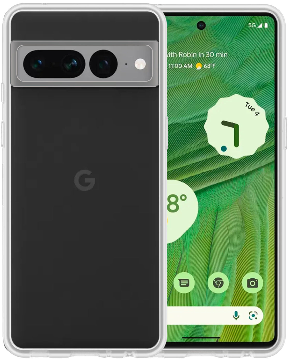 Google Pixel 7 Pro Hoesje Siliconen - Transparant