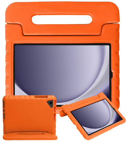 Samsung Galaxy Tab A9 Plus Kinderhoes Shockabsorberend Foam - Oranje