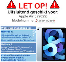 iPad Air 2022 Trifold Bookcase Hoes - Elfje