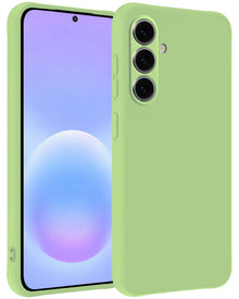 Samsung A57 Hoesje Siliconen Backcover Lichtgewicht - Groen