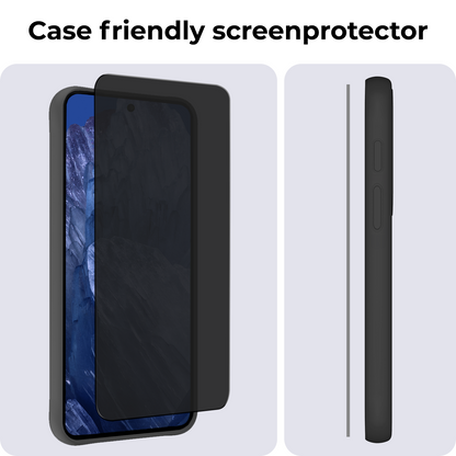 Google Pixel 8a Screenprotector Gehard Glas - Privacy