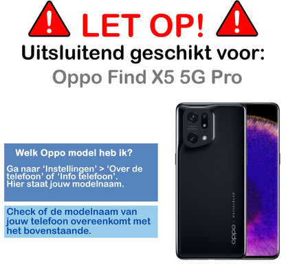 OPPO Find X5 Pro Hoesje Siliconen Backcover Lichtgewicht - Groen