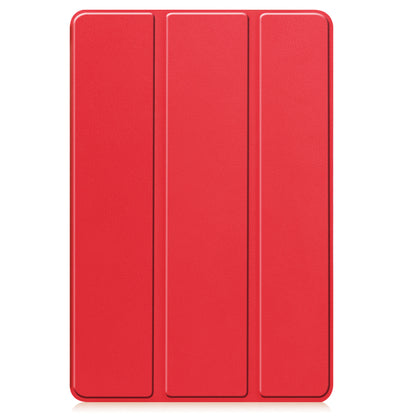 Lenovo Tab M10 5G Trifold Bookcase Hoes - Rood