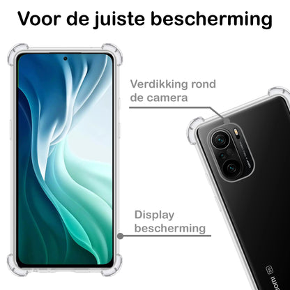 Xiaomi Mi 11i Hoesje Shockproof Backcover Siliconen - Transparant