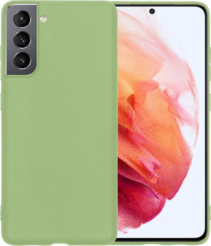 Samsung S21 Plus Hoesje Siliconen - Groen