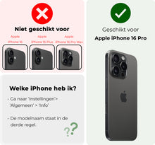 iPhone 16 Pro Screenprotector Gehard Glas - Privacy