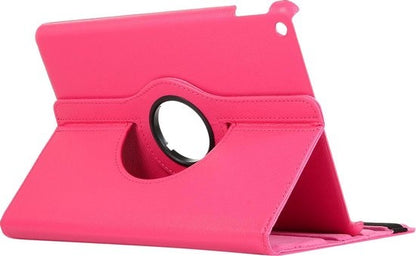 iPad 10.2 2019/2020 Trifold Bookcase Hoes 360 Graden Draaibaar - Donkerroze