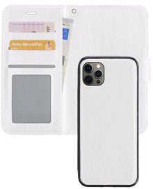 iPhone 12 Pro Max Hoesje Bookcase Cover Uitneembaar - Wit
