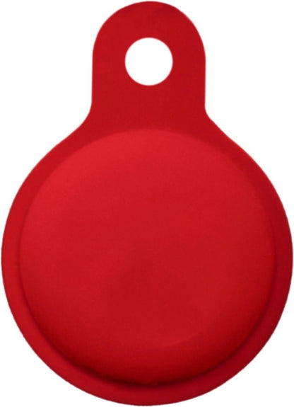 Apple AirTag Hoesje Siliconen Full Cover Lichtgewicht - Donkerrood