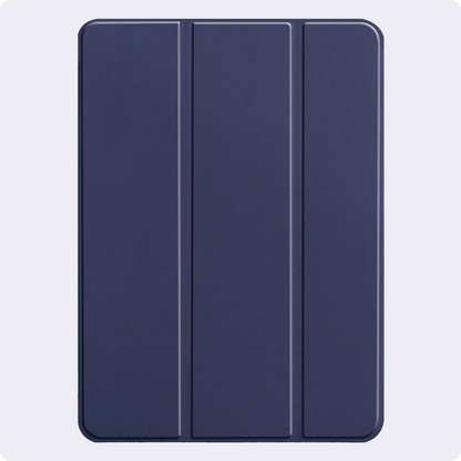 iPad Pro 2024 (13 inch) Trifold Bookcase Hoes - Donkerblauw