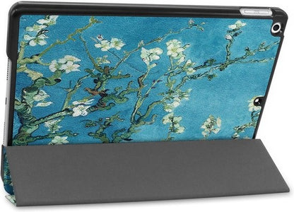 iPad 10.2 2019 Trifold Bookcase Hoes - Bloesem