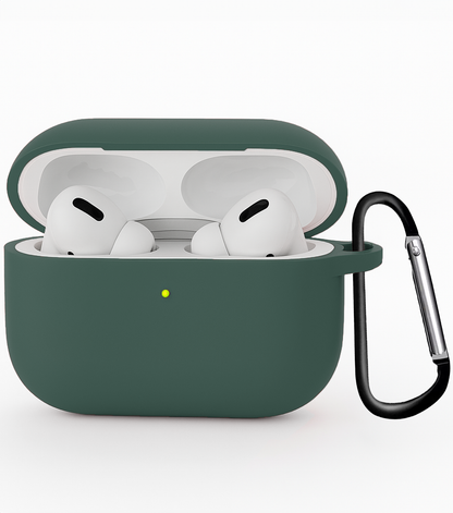 AirPods Pro 3 Hoesje Siliconen Krasbestendig - Donkergroen