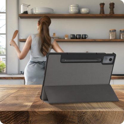 Lenovo Idea Tab Pro Trifold Bookcase Hoes - Grijs